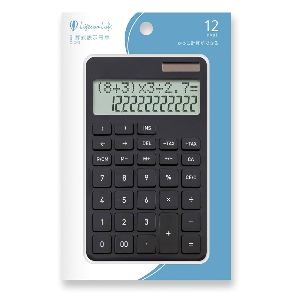 Amazon.co.jp: Asuka Calculator () Calculator C1242BK Black